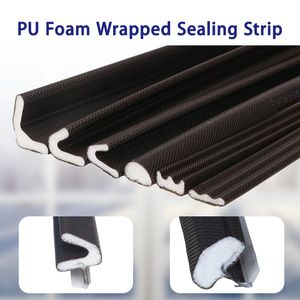 V-Shaped PU Foam Weather Strip for Door Frame with Strong Back Tape