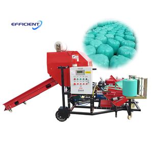 Full Automatic Electric Silage Baler Machine Pine Straw Baler for Sale