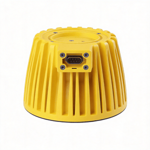 Yellow Powder Coated Aluminum Heat Sink for Decorative Lighting