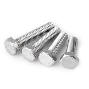 Stable-Perf Plain-Finish Chemical-Resist Hex Bolt for Equipment Assembly