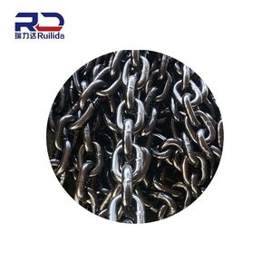 Black Painted U2 U3 Stud Welded Link Marine Anchor Chain ABS Certified