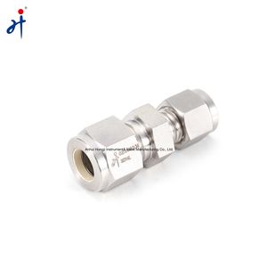 6000psi High Pressure SS316 Double Ferrule Connector 1/4''