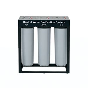 Australia 3 Stage 20 Inch Big Blue Plastic Clear Water Filter Housing for Pure Water Filter Machine