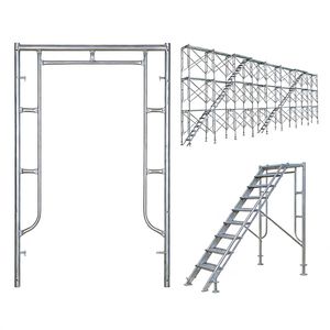 Hot-DIP Galvanized Steel Adjustable Walk-Through Door System Scaffolding Frame and Accessories