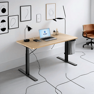 Jiecang Ergonomic Computer Table Metal Steel Frame Height Adjustable Home Office Lifting Desk