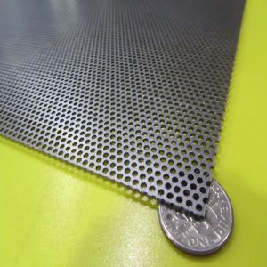Punching Small Hole Perforated Metal Panel 0.8mm Hole for Industrial Filtration