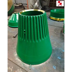Mineral Processing Cone Crusher Bowl Liner High Manganese Steel Wear Parts