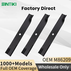 M86209 Mower Blade for John Deere 50" 318 420 140, 17 3/16" Long 0.203" Thick Heavy Duty Low Lift Lawn Mower Blades