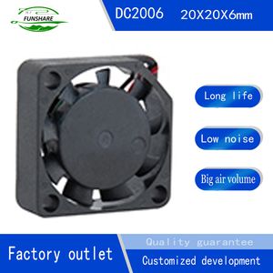 20*20*6mm Square Motor Big Airflow Axial Flow Cooling DC Fan