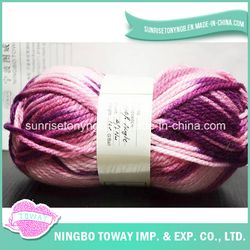 Hand Knitting 16s/12 Wool Acrylic Blend Fancy Yarn (T008)