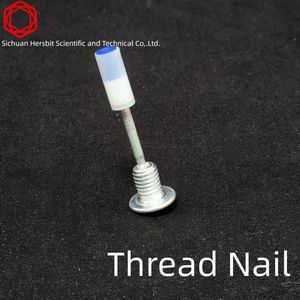 Non-Perforated Integrated Shooting Nail for Efficient Construction Site Decoration