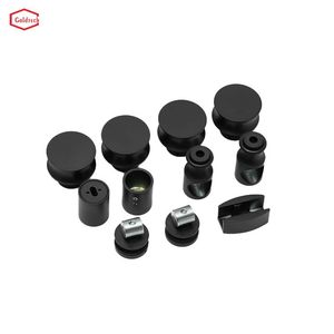 China Supplier Matt Black Shower Glass Door Sliding Roller System
