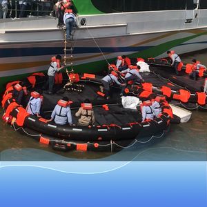 Open Type Large Capacity Reversible Inflatable Liferafts
