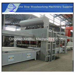 MDF/Plywood/Particle Board Short Cycle Melamine Lamination Hot Press Production Line/ Lamination Hot Press in Double Sides/ Woodworking Melamine Lamination Pres