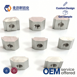 Silver Anodized PV Nut for Reliable Slider and Bracket Connections