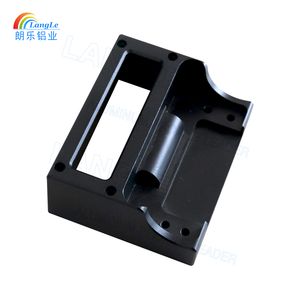 Aluminum Alloy 6063-T5 Black Anodized Aluminum Profile Machined Part
