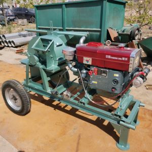 Small Waste Tree Branch Sawdust Wood Crusher Shredder Chopper Chip Grinder Making Machine