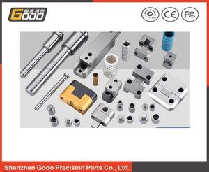 CNC Machining/Machined/Machinery Part, Plastic Injection Mould Component Square Interlocks