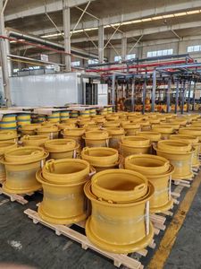 OTR Steel Wheel 20-7.5/1.7 Tubeless Tyre for Wheel Loader and Excavator OTR Steel Wheels Manufacture Customized Steel OTR Tyre Wheels 25-17.00/1.7