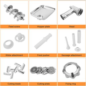 China Customzied CNC Machining Stainless Steel Meat Mincer Spare Parts