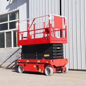 New Arrive 8m 10m 12m Self-Propelled Mobile Elevated Hydraulic Scissor Lift for Aerial Work