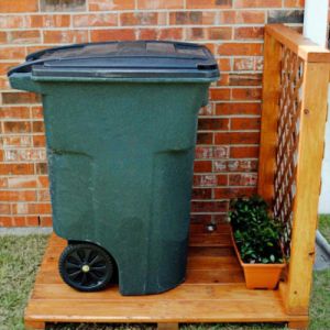 Swing Lid Waste Bin Mobile Wheelie Plastic Dustbins Garbage Waste Bins