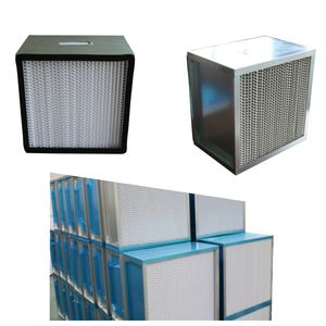 Deep Pleat HEPA High Efficiency Filter Glassfiber Air Filter Box Type