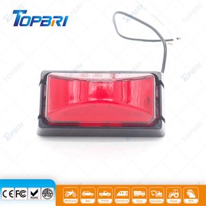 High-Visibility Red Amber LED Rear Side Marker Lights for Trucks