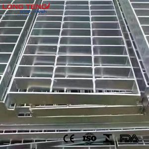 Stainless Steel Metal Drain Cover Price / Galvanized Catwalk Steel Grating for Car Parking