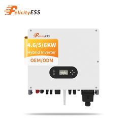 Felicityess 4600W/5000W/6000W 48V Solar Sine Wave Hybrid Inverter with MPPT Solar Charger
