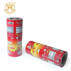 Custom Printing Food Grade Plastic Foil Packaging Film Roll Nutrition Supplement Packaging Film