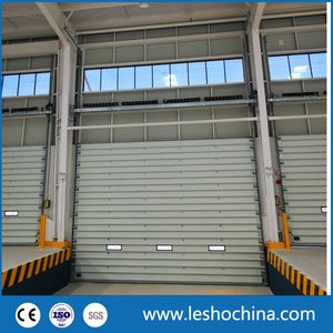 Industrial Automatic Overhead Lifting up Steel Sectional Door for Loading Docks or Warehouse