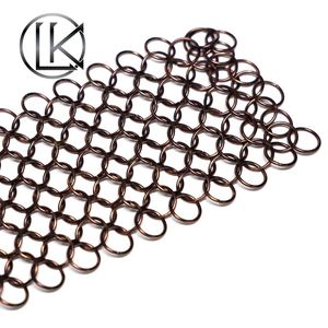 Customized Factory High-Strength Stainless Steel Anti-Fall Interlocking Ring Mesh Metal Welded Wire Mesh Decorative Design/Chainmail/Construction