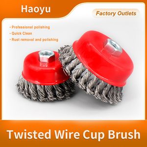 High-Quality Knotted Cup Brushes & Crimped Wire Cup Brushes for Angle Grinders