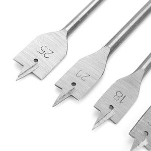 Fixtec Power Tool Accessories 6-40mm Wood Flat Drill Bits Wood Set