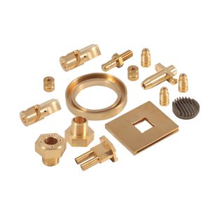 Customized High Precision CNC Turning Machining Brass Lamp Parts for Lighting Cable Housing Spacers