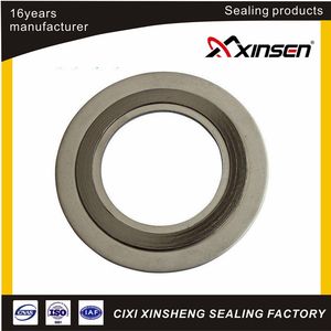 ASME B16.20 6" 300# with Inner Ring and Outer Ring Spiral Wound Metal Gasket