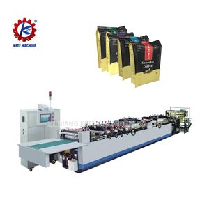 Vented Coffee Beans Pouch Selling Side Gusset Tin Tie Coffee Bag Making Machine