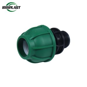 Pn10 HDPE PE PP Compression Fittings Male Adaptor Coupling