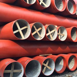 Ductile Cast Iron Pipe Class K9 C30/600mm Cutting Round Ductile Iron Pipes and Fittings Price