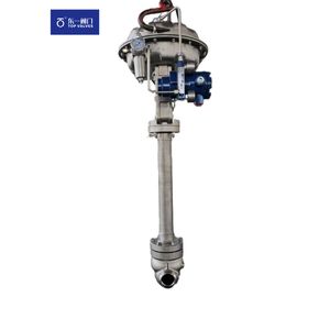 Factory Direct Supply Stainless Steel CF8m Pneumatic Regulating Cryogenic Valve Welded LNG LPG ISO 28921-1 Low Temperature 150lb-300lb