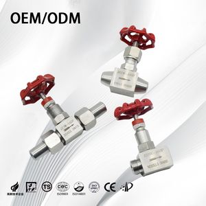 Stainless Steel Flow Control High Efficiency Threaded Needle Valve for Water Treatment