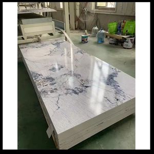 Factory Direct Sale High Gloss UV Marble PVC High Quality Wallboard 3mm