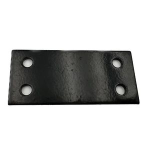 Customized Metal Sheet Fabrication Black Anodized Bending Metal Punching Parts