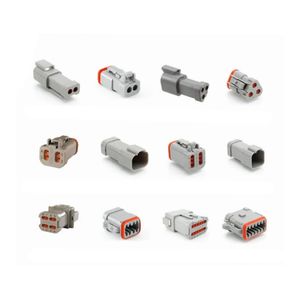 2p 3p 4p 6p 8p 12p Dt E003 Series Connector Deutsch Waterproof Auto Connector with Cover Dt04-2p-E003 Dt06-2s-E003