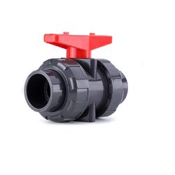 High-Quality PVC Double-Pipe Ball Valve for Efficient Water Flow