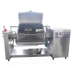 Scallop Sauce Processing Equipment Stainless Steel Horizontal Vacuum Low Temperature Cooking Kettle Mixer