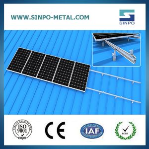Solar Power Panel Mounting System Anodized Aluminum Solar Panel Mounting Brackets Solar Products for Metal Roof