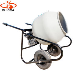 Wheelbarrow Portable Electric Motor Cement Mortar Mixers Machine for Sale