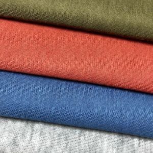 Custom Cotton Polyester Knitted Tc Loop French Terry Fleece Fabric for Hoodies Sweatshirts